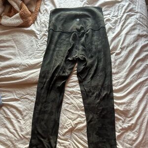 Amazing condition lulu lemon camo leggings.